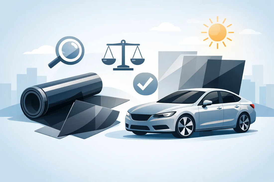 Test av färdigskuren solfilm - vad avgör?