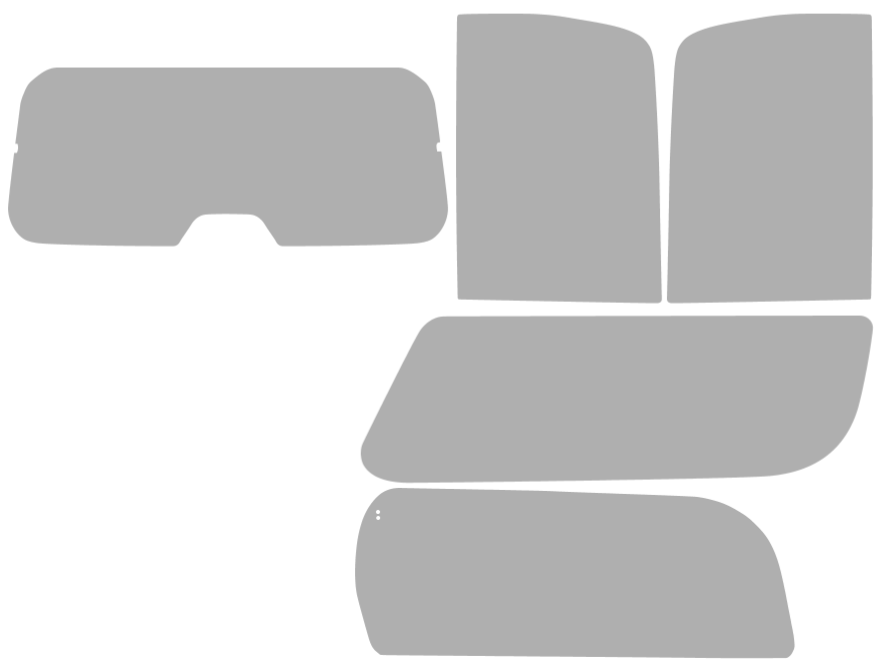 Färdigskuren solfilm Cadillac Escalade ESV (Option 3) 2007-2014