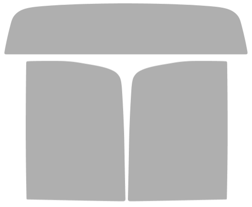 Färdigskuren solfilm Cadillac Escalade Extended Pickup (Option 1) 2007-2014