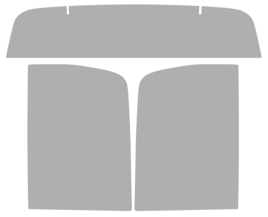 Färdigskuren solfilm Cadillac Escalade Extended Pickup (Option 2) 2007-2014