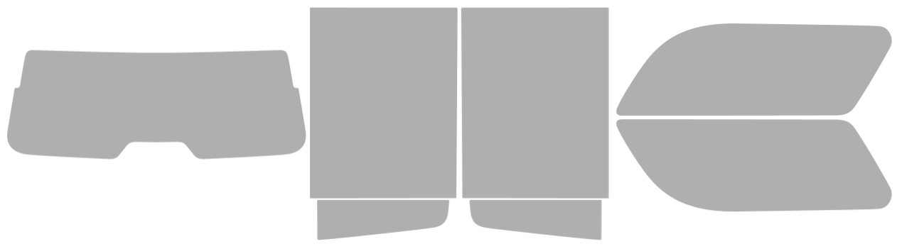 Färdigskuren solfilm Cadillac Escalade ESV (Option 1) 2021-2025