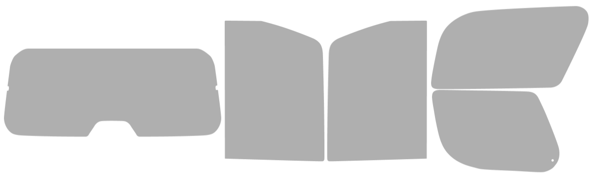 Färdigskuren solfilm Cadillac Escalade (Option 2) 2007-2014