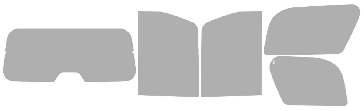 Färdigskuren solfilm Cadillac Escalade (Option 3) 2007-2014