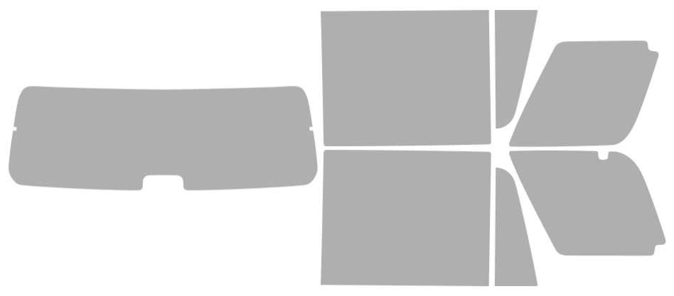 Färdigskuren solfilm Cadillac Cadillac Escalade (Option 3) 2015-2020