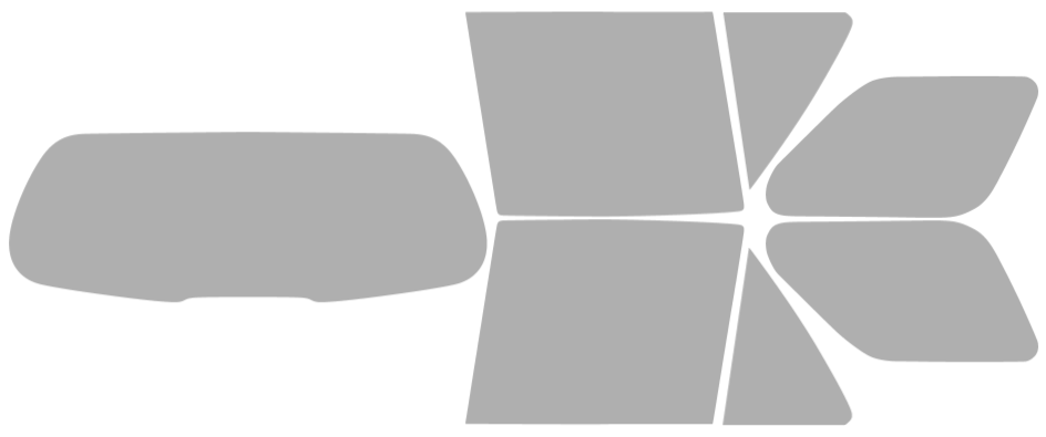 Färdigskuren solfilm Cadillac SRX (Option 2) 2004-2009