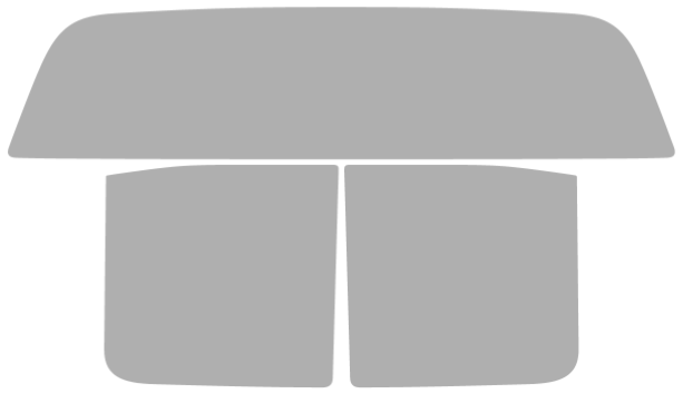 Färdigskuren solfilm Chevrolet Silverado 1500 Extended (Option 1) 2014-2018