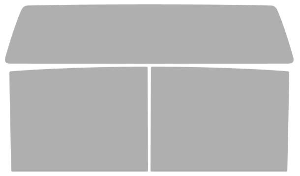 Färdigskuren solfilm Chevrolet Silverado HD2500/3500 Crew (Option 1) 2020-2026