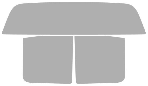 Färdigskuren solfilm Chevrolet Silverado HD2500/3500 Extended (Option 1) 2015-2019