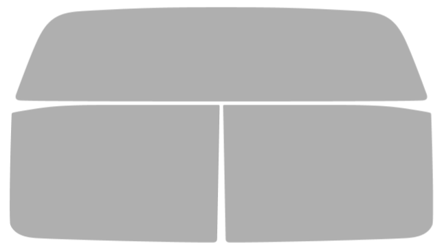 Färdigskuren solfilm Chevrolet Silverado HD4500/5500/6500 (Option 1) 2019-2025
