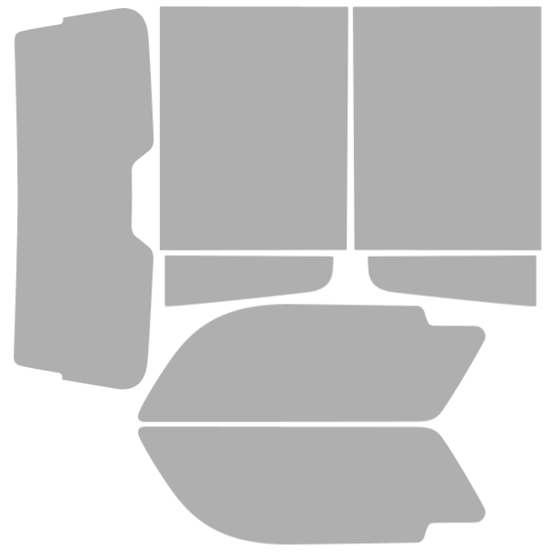 Färdigskuren solfilm Chevrolet Suburban (Option 3) 2021-2026
