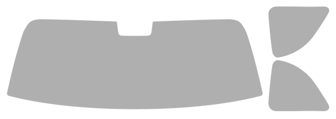 Färdigskuren solfilm Dodge Challenger (Option 2) 2008-2015