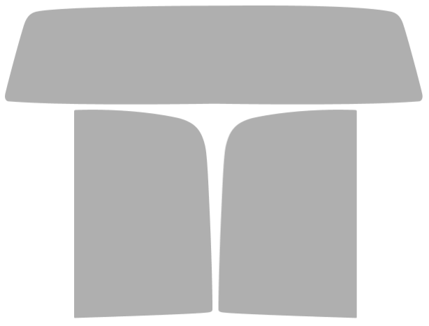 Färdigskuren solfilm Dodge RAM 1500 Crew (Option 1) 2009-2011