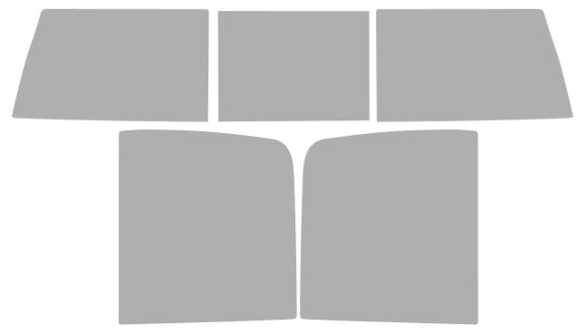 Färdigskuren solfilm Dodge RAM 1500 Quad (Option 2) 2009-2011
