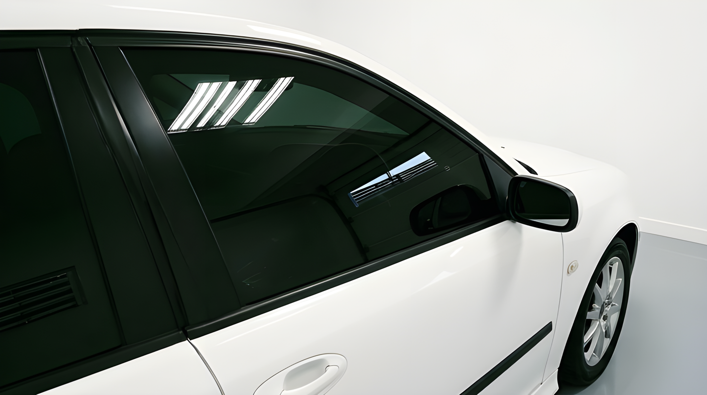 Färdigskuren solfilm främre sidorutor Saab 9-3 Sedan 2003-2012