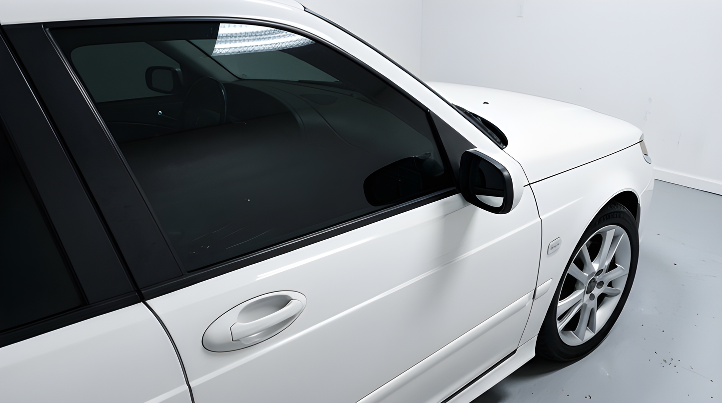 Färdigskuren solfilm främre sidorutor Saab 9-5 Sportcombi 1997-2010