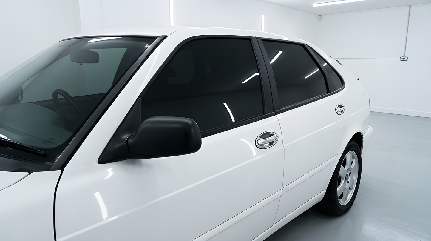 Färdigskuren solfilm främre sidorutor Saab 9-3 Halvkombi 1998-2003