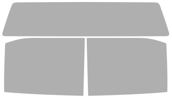 Färdigskuren solfilm GMC Sierra 1500 Crew (Option 1) 2019-2026