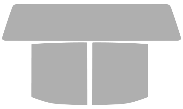 Färdigskuren solfilm GMC Sierra 1500 Extended (Option 1) 2019-2026
