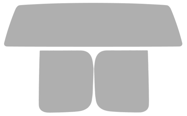 Färdigskuren solfilm GMC Sierra Extended (Option 1) 2007-2013