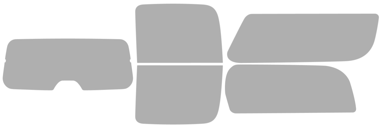 Färdigskuren solfilm GMC Yukon XL (Option 1) 2007-2014