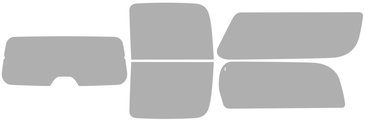 Färdigskuren solfilm GMC Yukon XL (Option 2) 2007-2014
