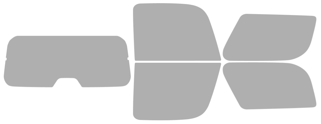 Färdigskuren solfilm GMC Yukon (Option 1) 2007-2014