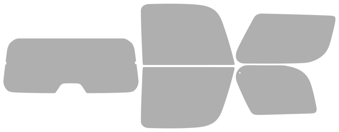 Färdigskuren solfilm GMC Yukon (Option 2) 2007-2014