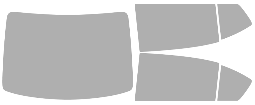 Färdigskuren solfilm Honda Accord Sedan (Option 1) 2013-2017