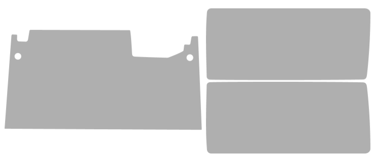 Färdigskuren solfilm Jeep Wrangler 2D 2009-2010