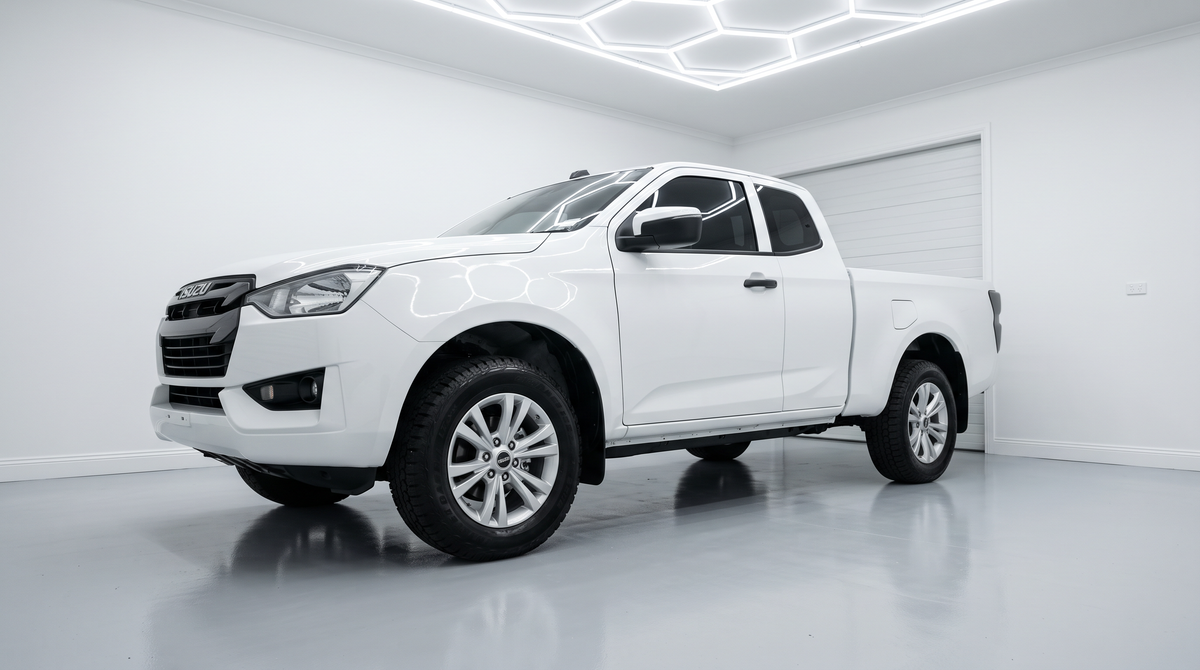 Färdigskuren solfilm främre sidorutor Isuzu D-Max 2d Pickup 2019-2026