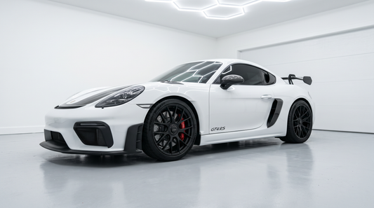 Färdigskuren solfilm Porsche 718 Cayman 2014-2025