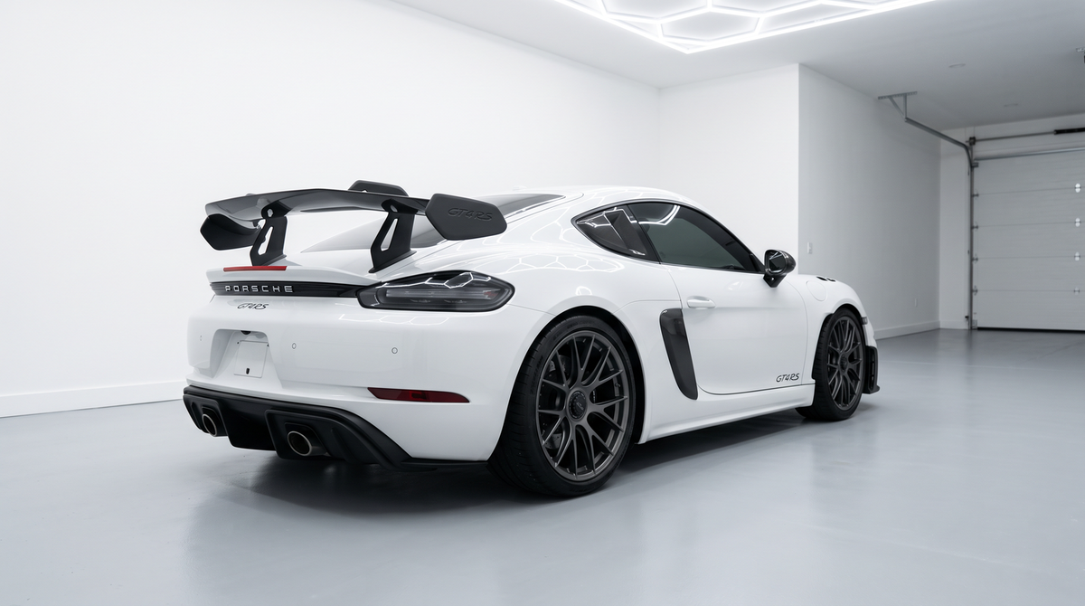 Färdigskuren solfilm Porsche 718 Cayman 2014-2025