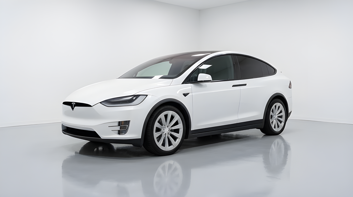 Färdigskuren solfilm främre sidorutor Tesla Model X 2017-2026