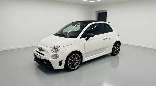 Färdigskuren solfilm Abarth 500Ce Cab 2D 2023-