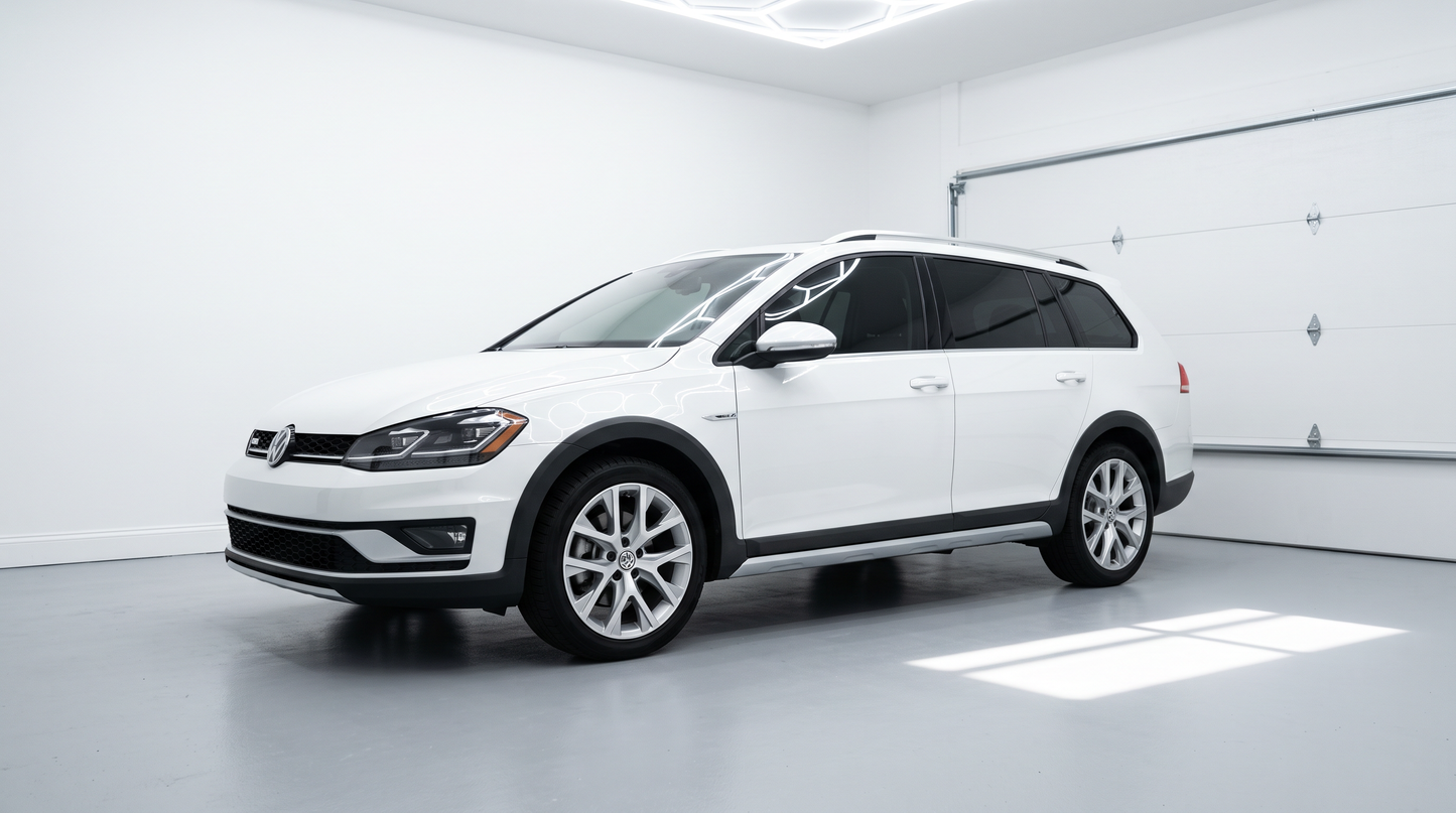 Färdigskuren solfilm främre sidorutor Volkswagen Golf Sportwagen/Alltrack 2015-2019
