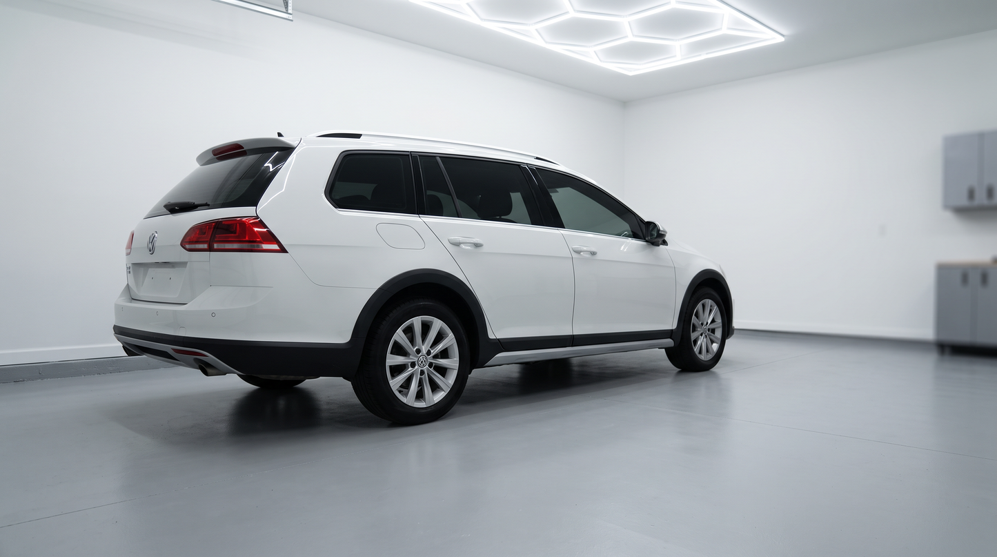 Färdigskuren solfilm främre sidorutor Volkswagen Golf Sportwagen/Alltrack 2015-2019