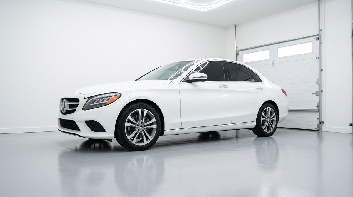Färdigskuren solfilm Mercedes-Benz C-Class 4D Sedan (Option 1) 2015-2021