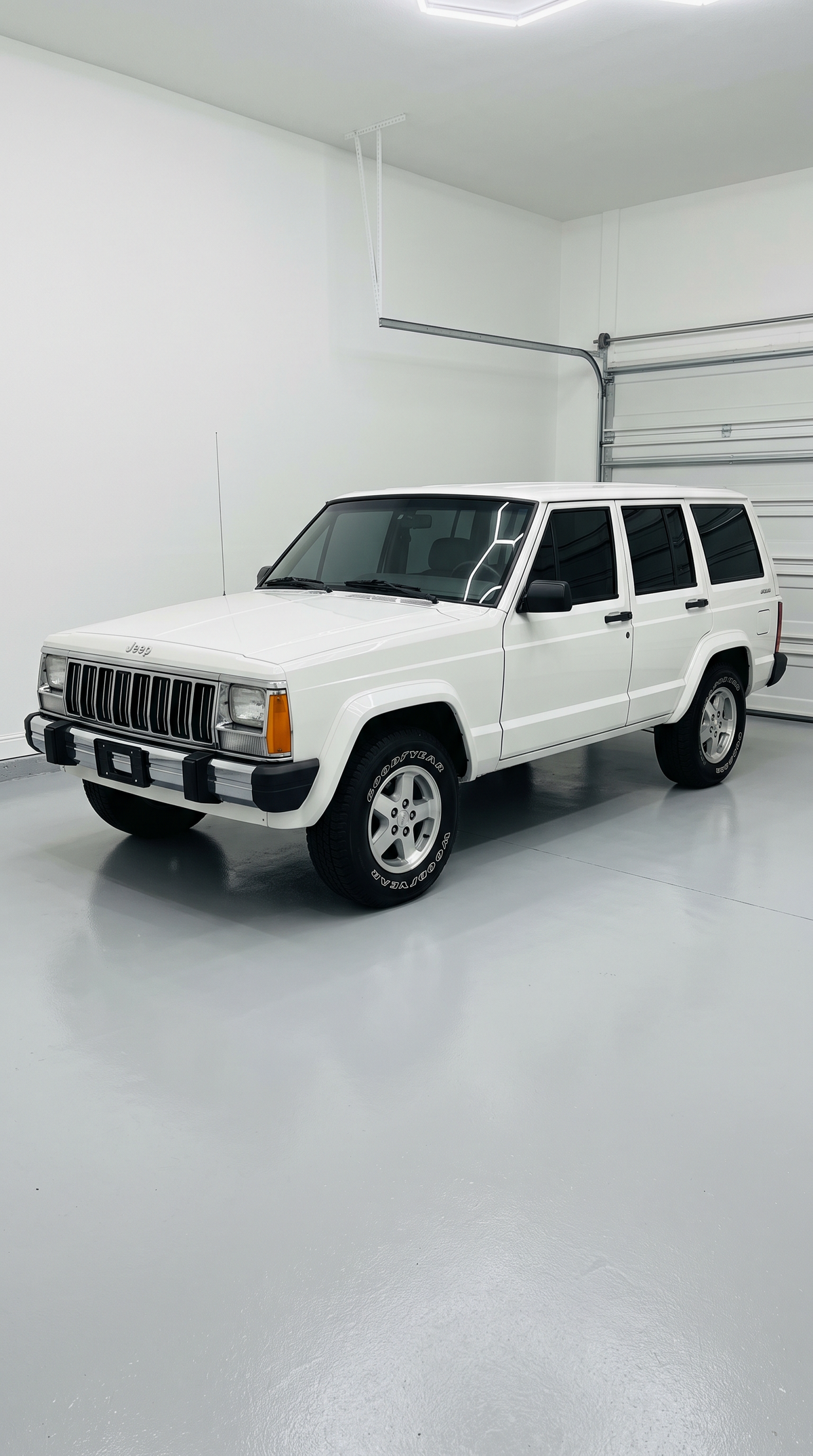 Färdigskuren solfilm främre sidorutor Jeep Cherokee 4d SUV 1984-1996