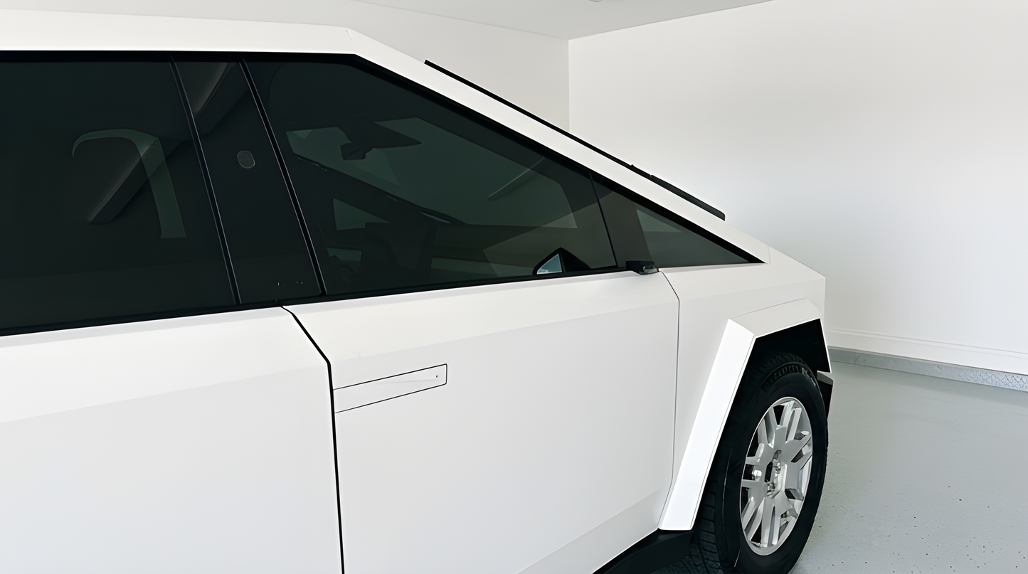 Färdigskuren solfilm främre sidorutor Tesla Cybertruck 2024-