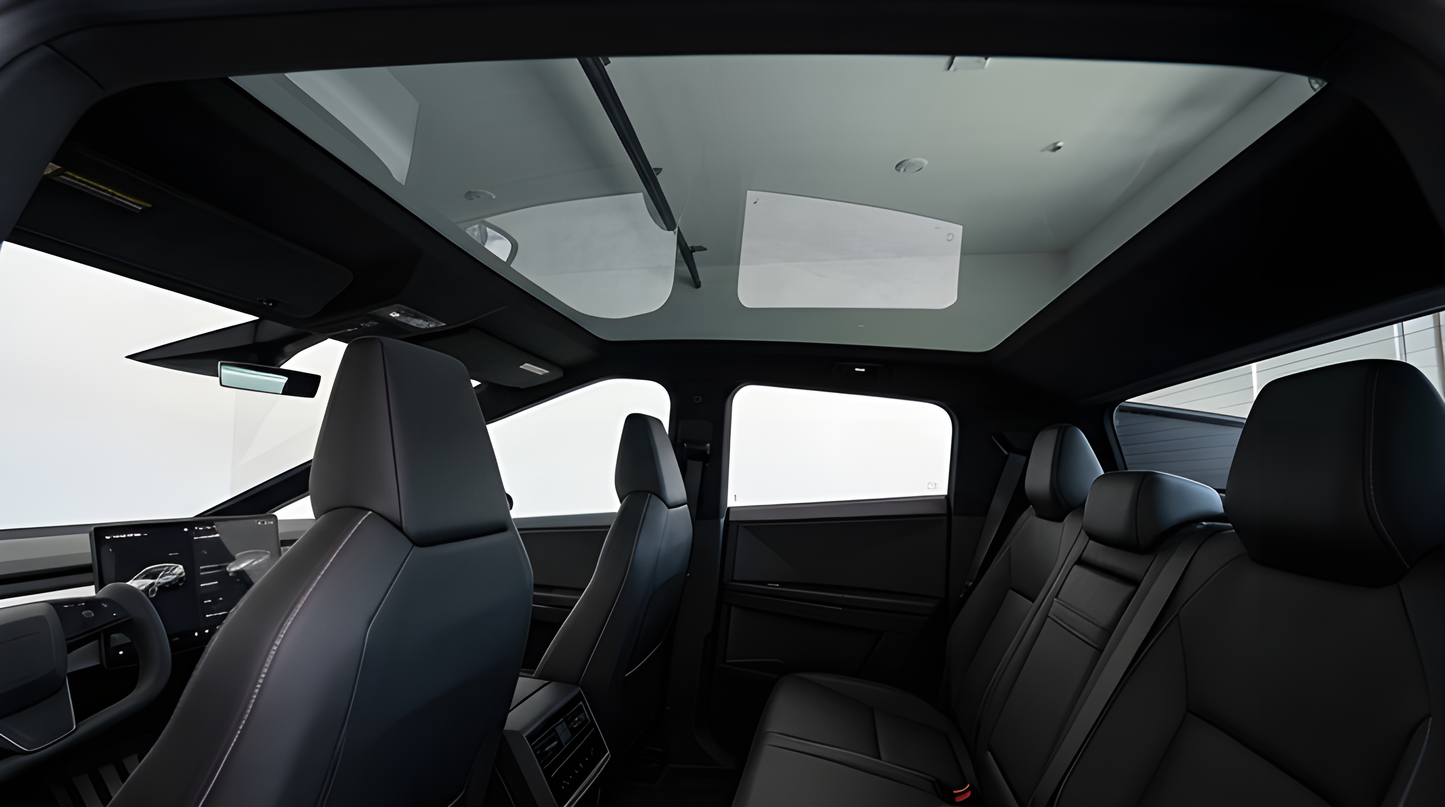 Färdigskuren solfilm soltak Tesla Cybertruck 2024-