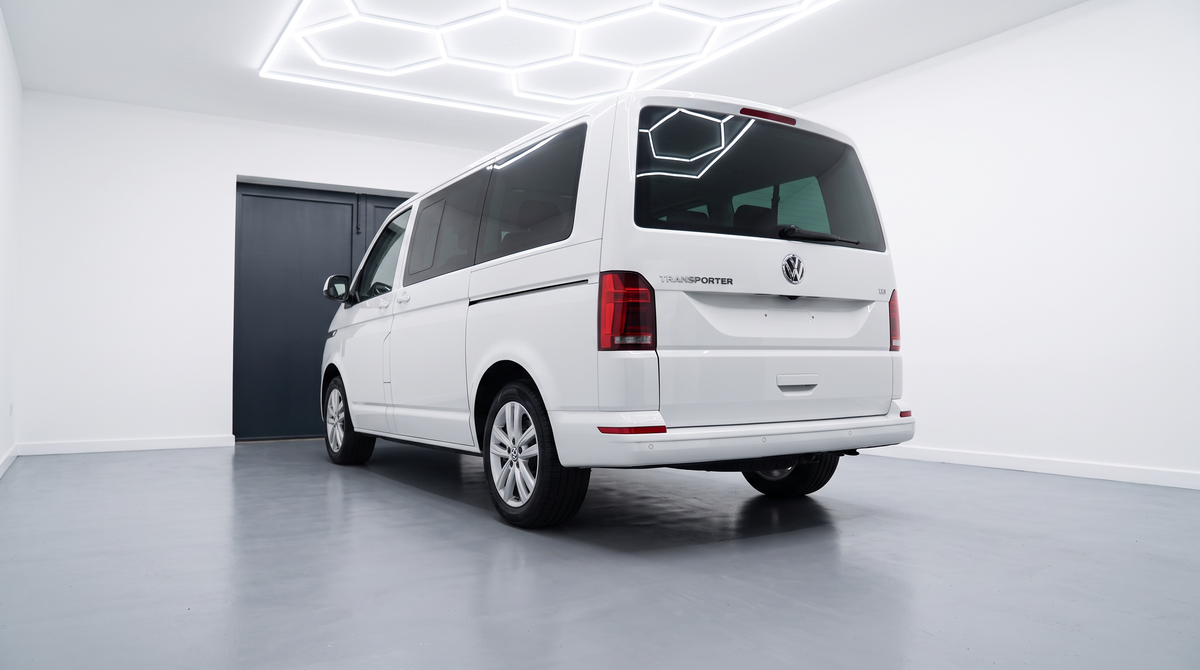 Färdigskuren solfilm Volkswagen Transporter 4 Caravelle T7 w-door LWB 2024-2027