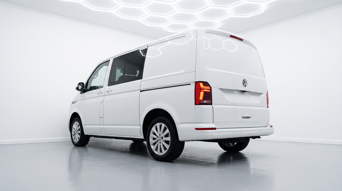 Färdigskuren solfilm Volkswagen Transporter 4 Caravelle T7 w-door SWB 2024-2027