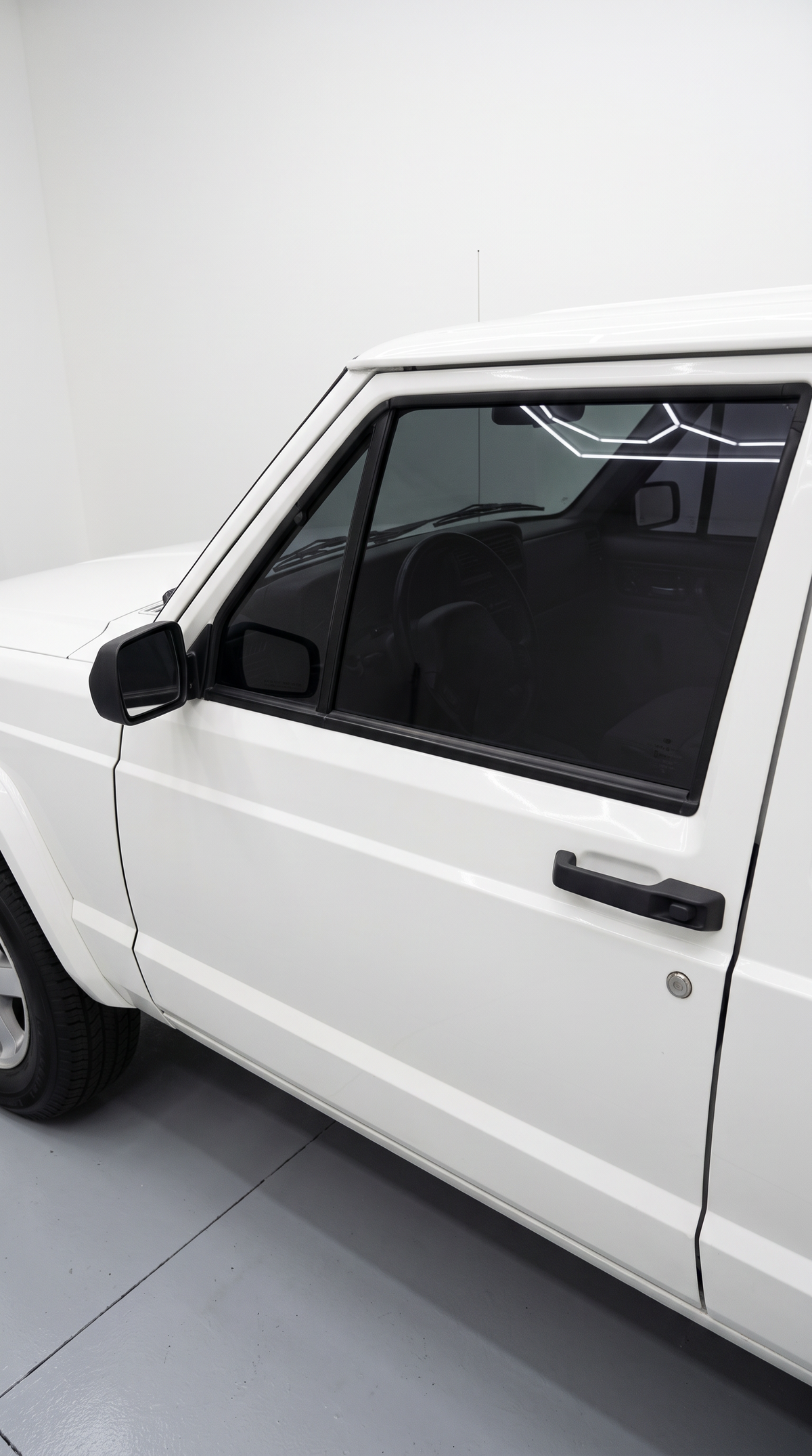 Färdigskuren solfilm främre sidorutor Jeep Cherokee 2d SUV 1984-1996