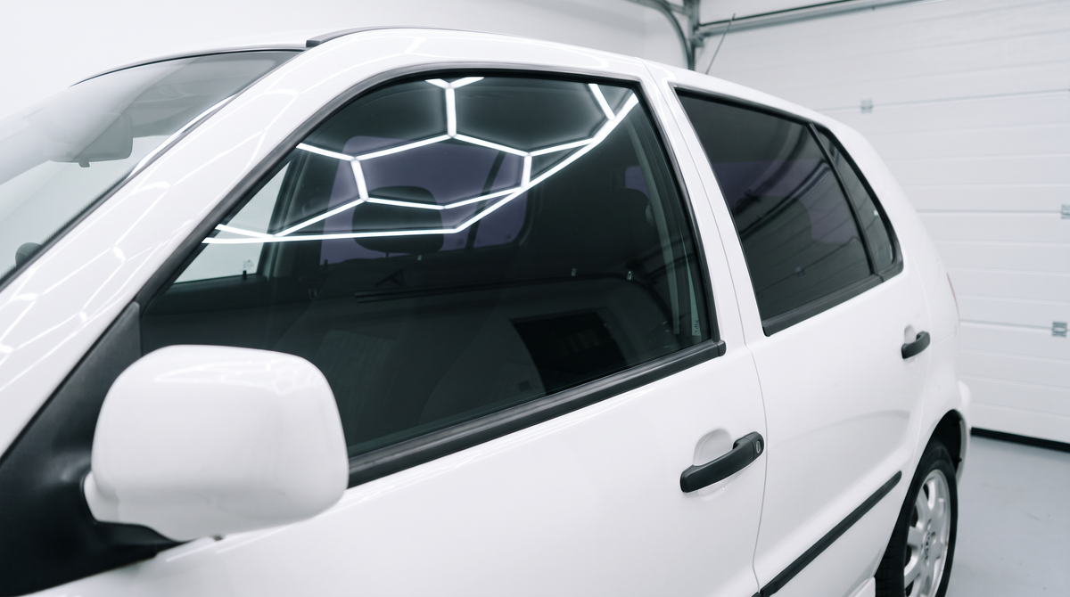 Färdigskuren solfilm främre sidorutor Volkswagen Polo 5d Halvkombi 1994-2002