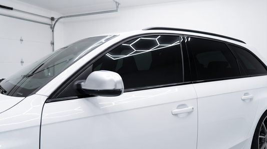 Färdigskuren solfilm främre sidorutor Audi RS4 5d 2012-2015