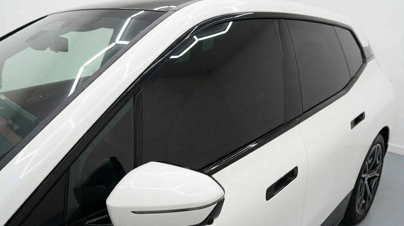 Färdigskuren solfilm främre sidorutor BMW iX 4D SUV 2022-2026