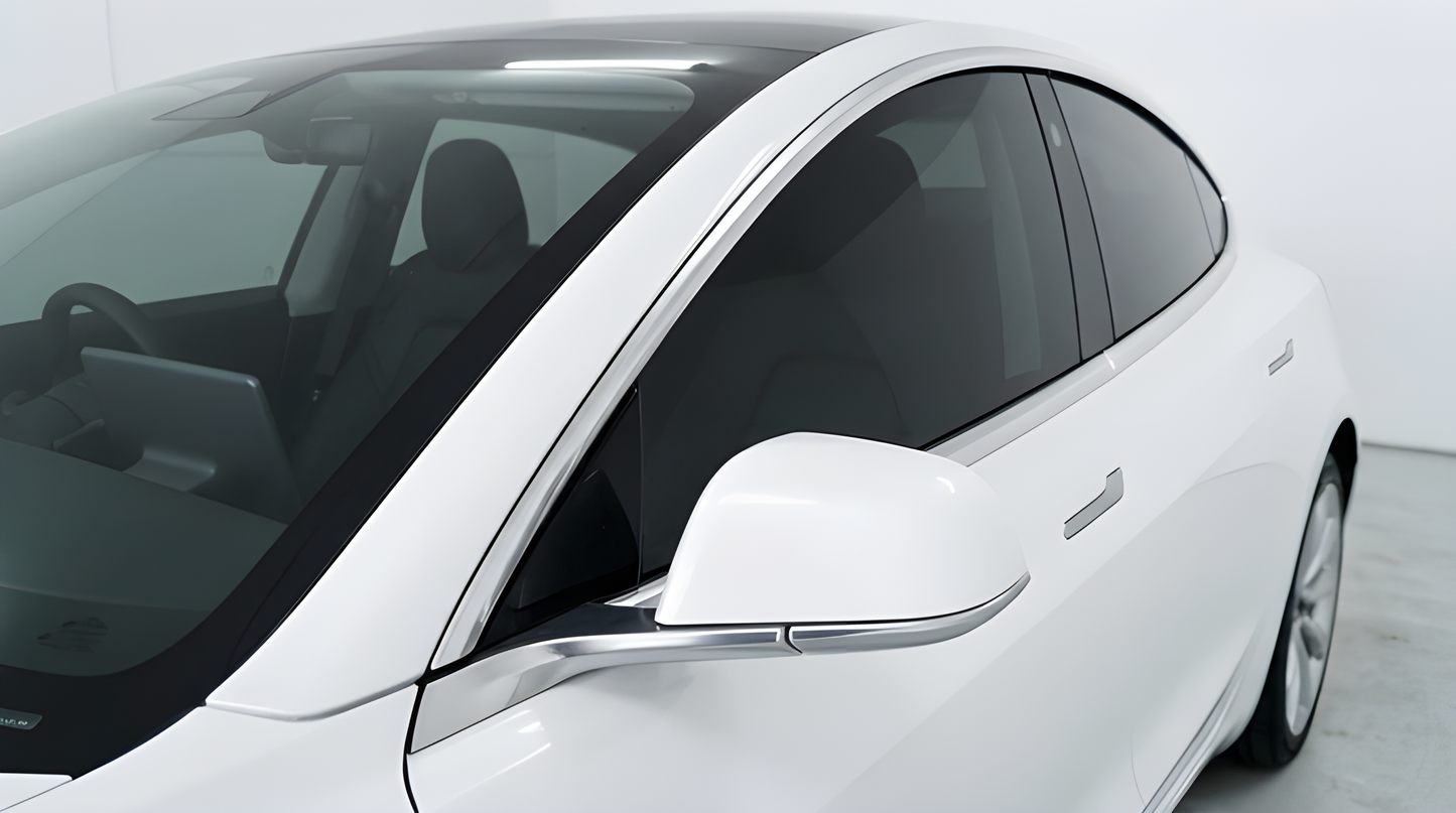 Färdigskuren solfilm främre sidorutor Tesla Model 3 2017-2023