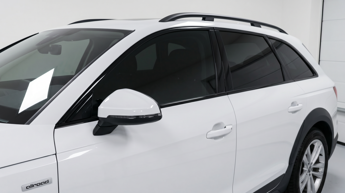 Färdigskuren solfilm främre sidorutor Audi A4 Allroad 2017-2025