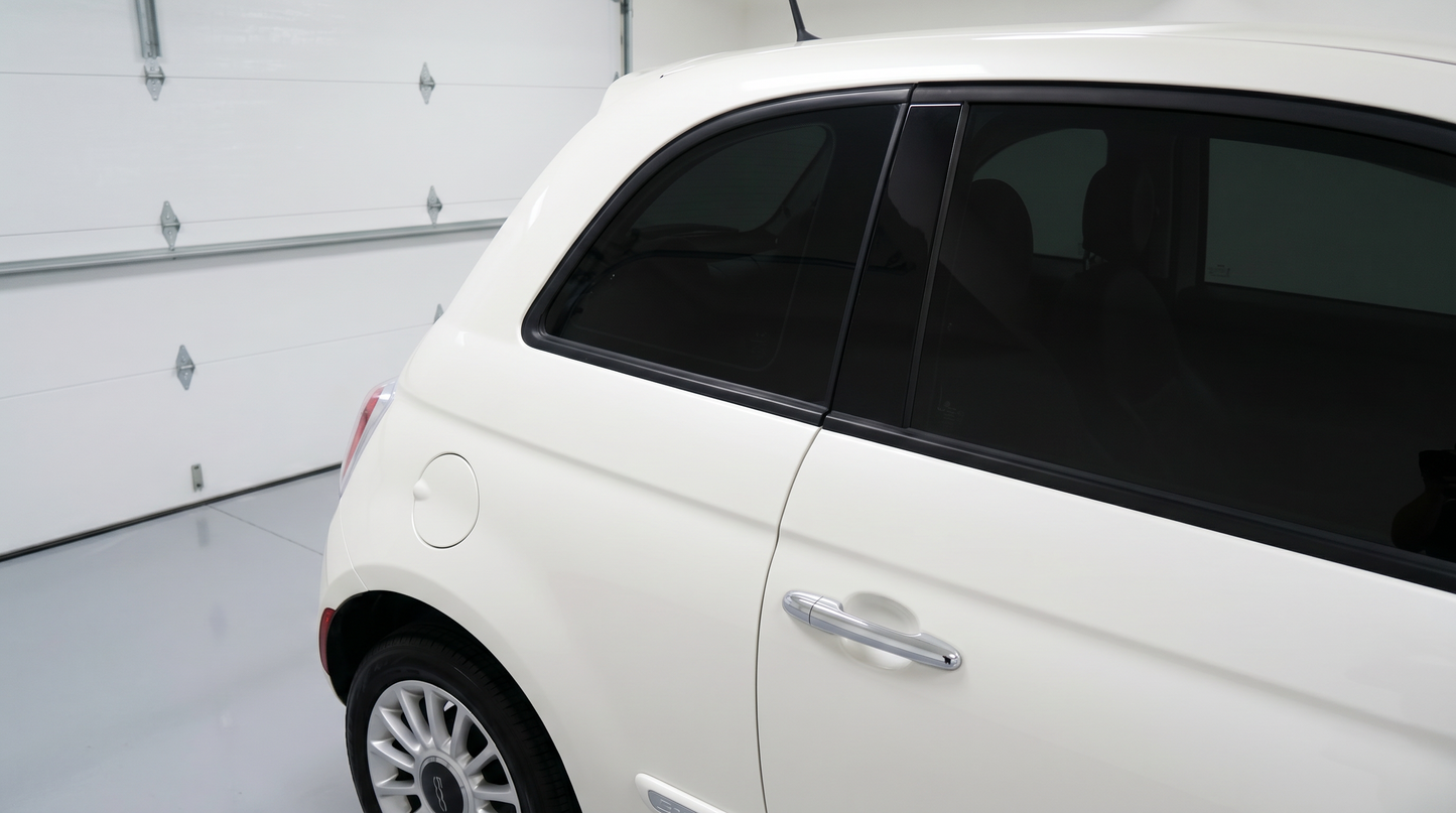 Färdigskuren solfilm Fiat 500 3D Halvkombi 2007-2015